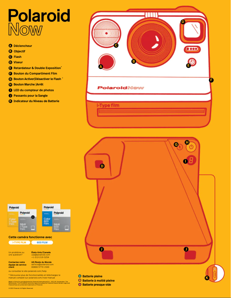 Image de la première page du manuel de l'appareil Now