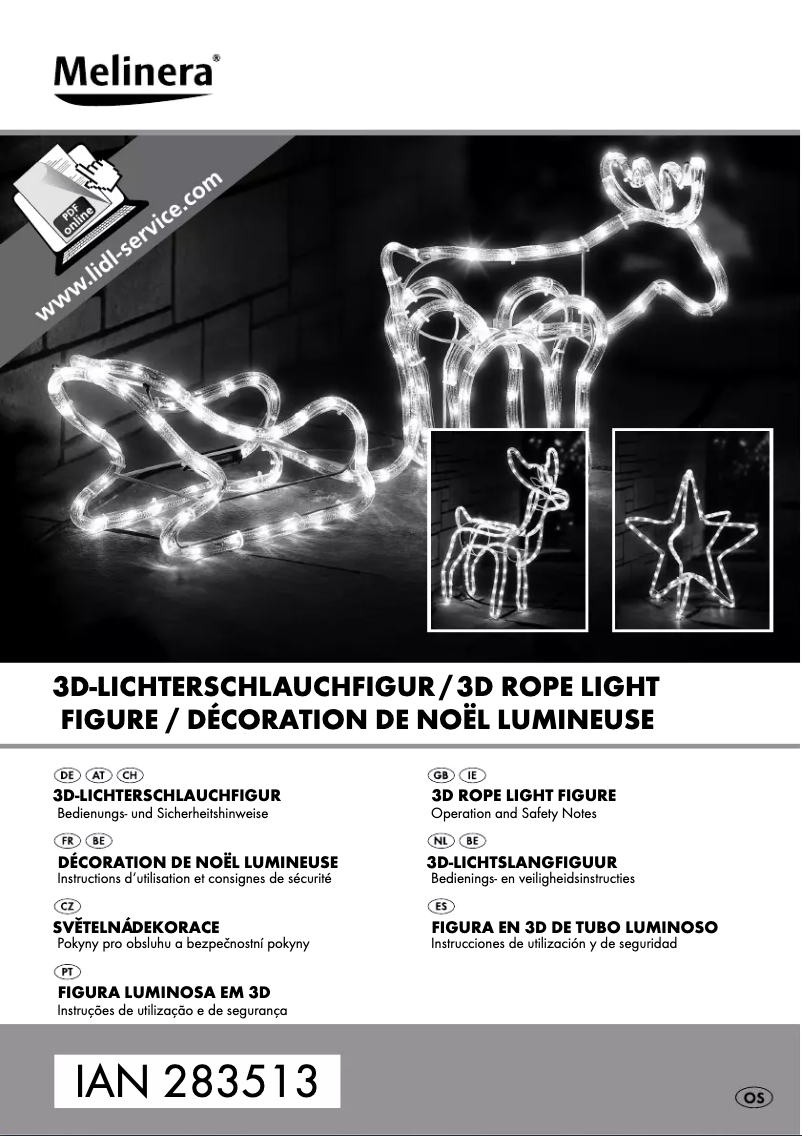 Image de la première page du manuel de l'appareil IAN 283513