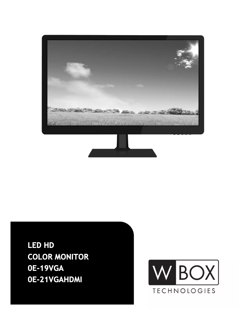 Page 1 de la notice Manuel utilisateur W Box 0E-19VGA