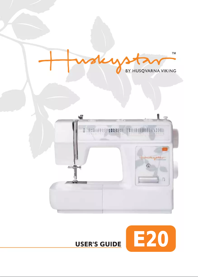 Image de la première page du manuel de l'appareil E20