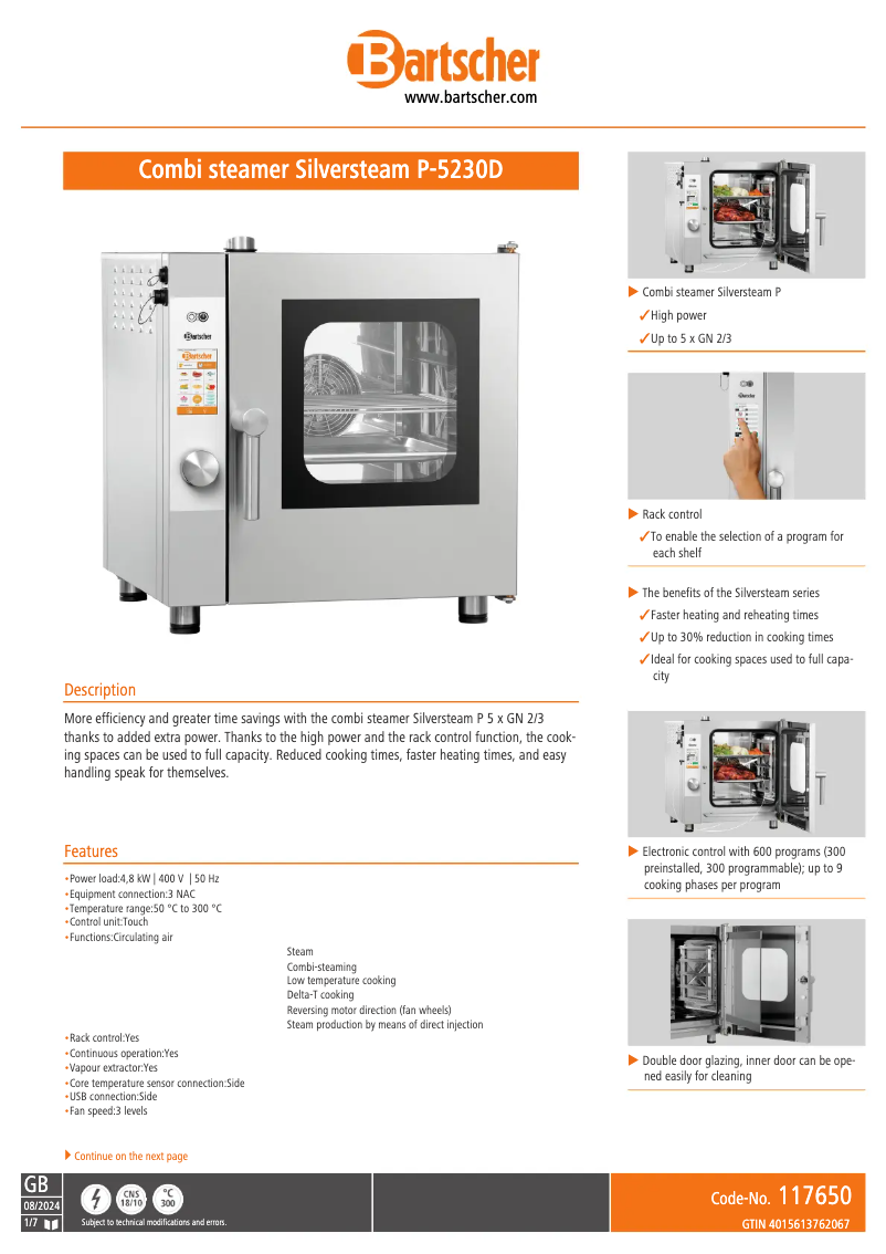 Image de la première page du manuel de l'appareil 117650
