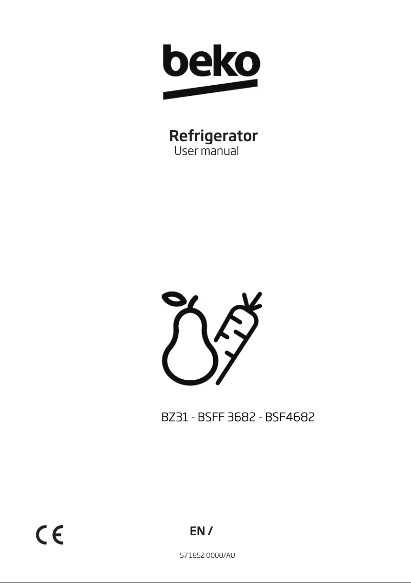 Image de la première page du manuel de l'appareil BSF4682