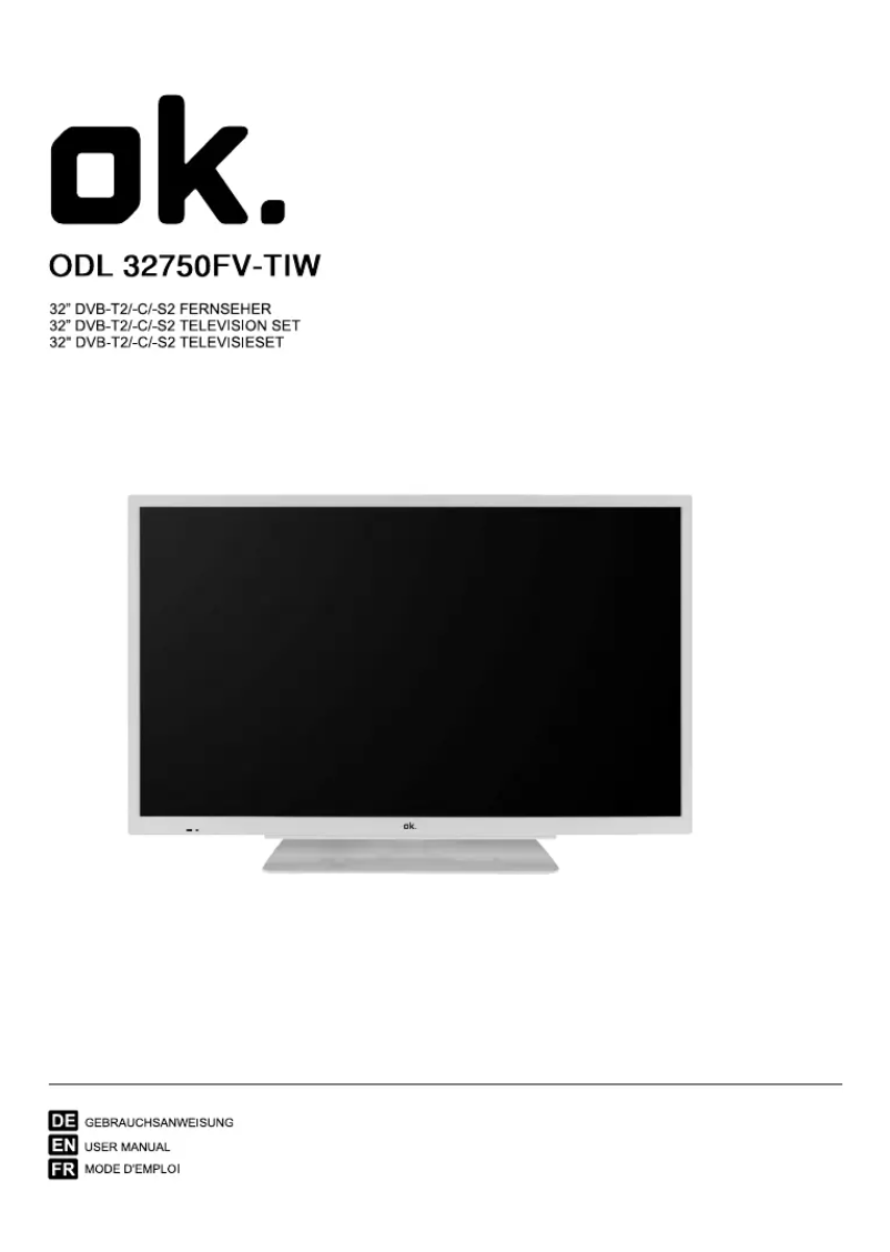Página 1 del manual Manual de usuario OK ODL 32750FV TIW