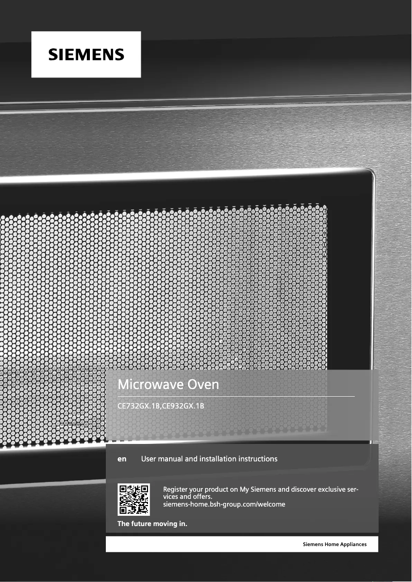 Page n°1 - Guide d'installation Siemens CE732GX.1