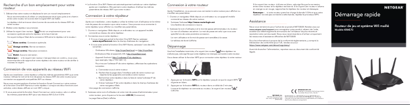 Page 1 de la notice Guide d'installation Netgear Nighthawk XRM570