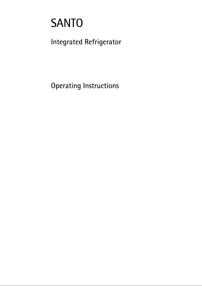 Page 1 de la notice Manuel utilisateur AEG Santo K78800I