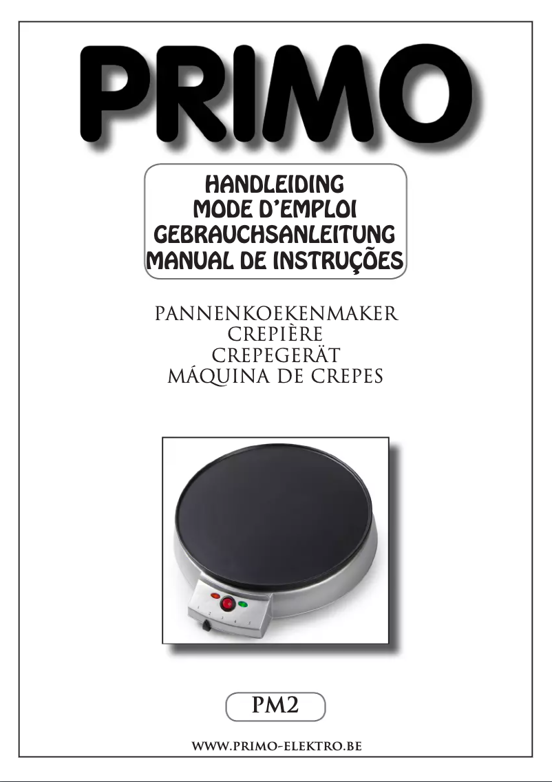 Page n°1 - Manuel utilisateur Primo PM2