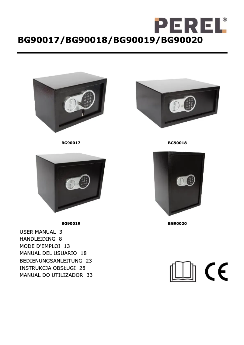 Page 1 de la notice Manuel utilisateur Perel BG90020