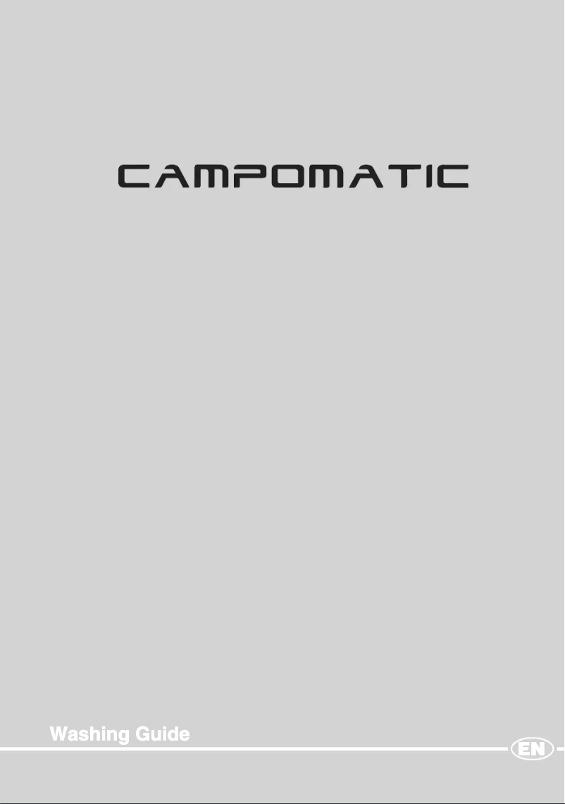 Page 1 de la notice Manuel utilisateur Campomatic WM747IT