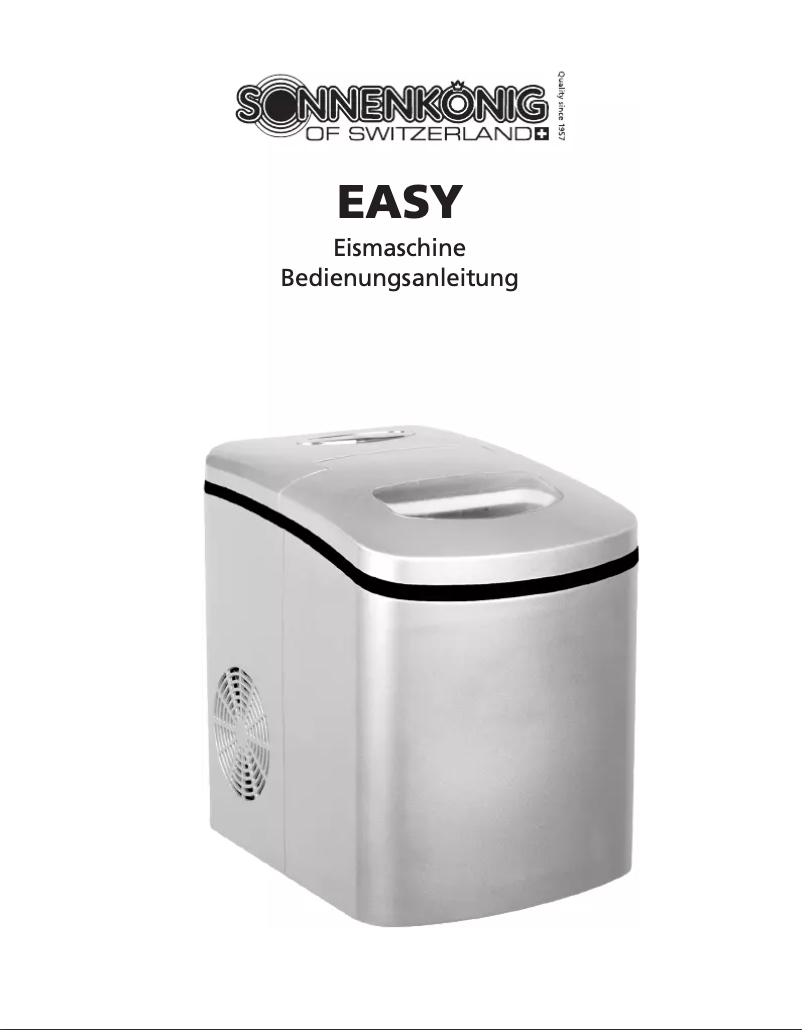 Image de la première page du manuel de l'appareil Easy