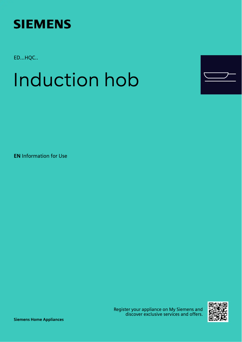 Page 1 de la notice Manuel utilisateur Siemens ED645HQC1E