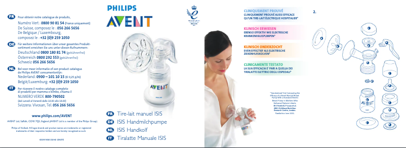 Page 1 de la notice Manuel utilisateur Philips AVENT SCD241