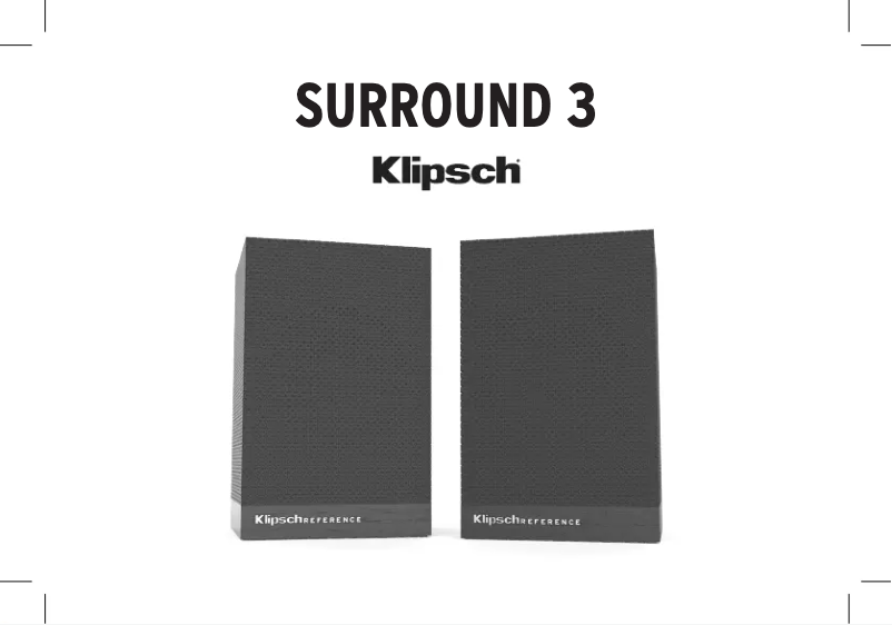 Page 1 de la notice Manuel utilisateur Klipsch Bar 48