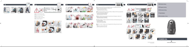 Image de la première page du manuel de l'appareil Power XXL VO3121NA