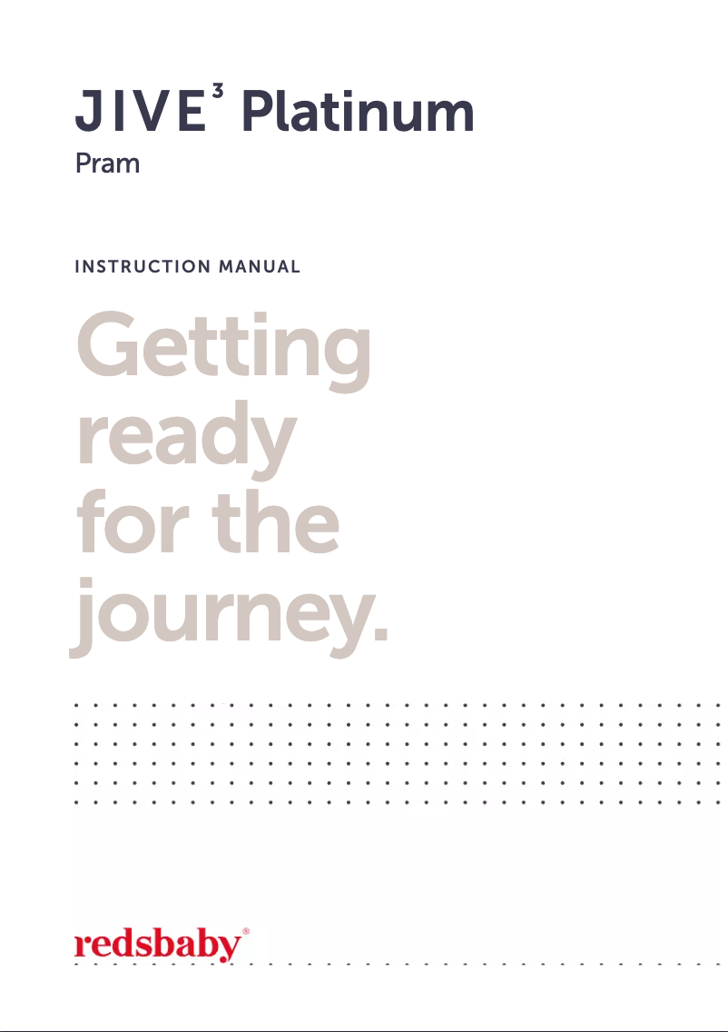 Página 1 del manual Manual de usuario Redsbaby JIVE 3 Platinum