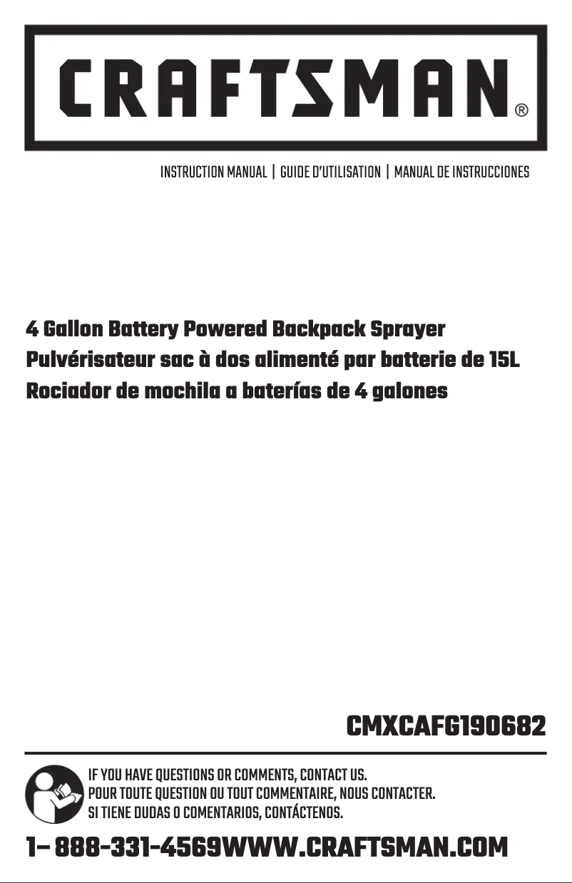 Image de la première page du manuel de l'appareil CMXCAFG190682