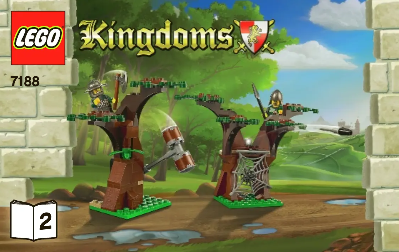 Página 1 del manual Manual de usuario Lego Castle 7188