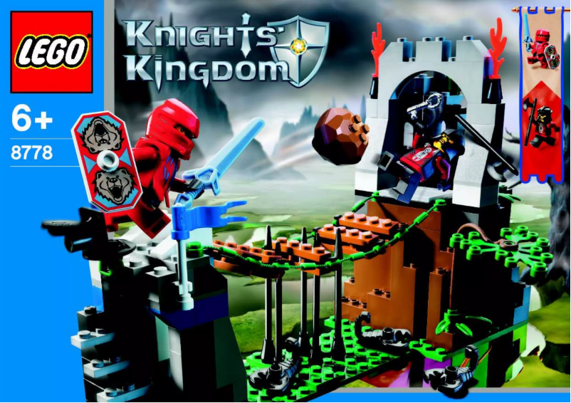 Page 1 de la notice Manuel utilisateur Lego Knights Kingdom 8778
