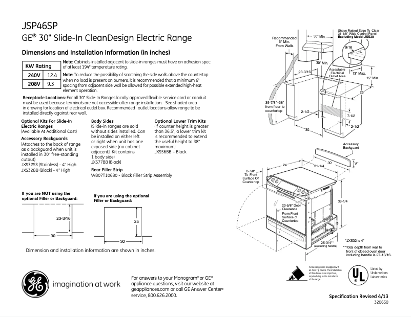 Imagen de la primera página del manual del dispositivo JSP46SPSS