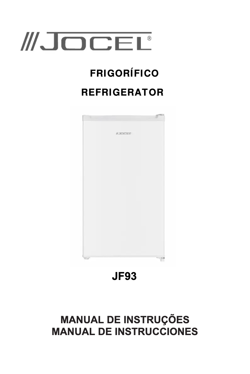 Page 1 de la notice Manuel utilisateur Jocel JF93
