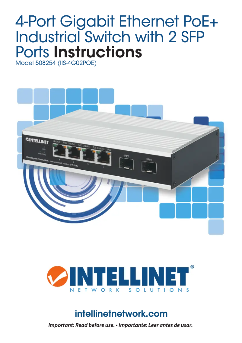 Page 1 de la notice Manuel utilisateur Intellinet 508254