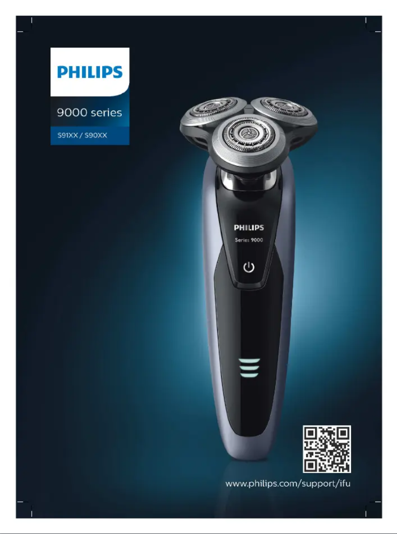Page 1 of the manual User Manual Philips SHAVER Series 9000 S9031