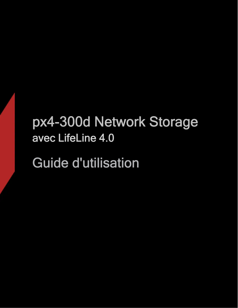 Page n°1 - Manuel utilisateur Lenovo Px4-300d LifeLine 4.0
