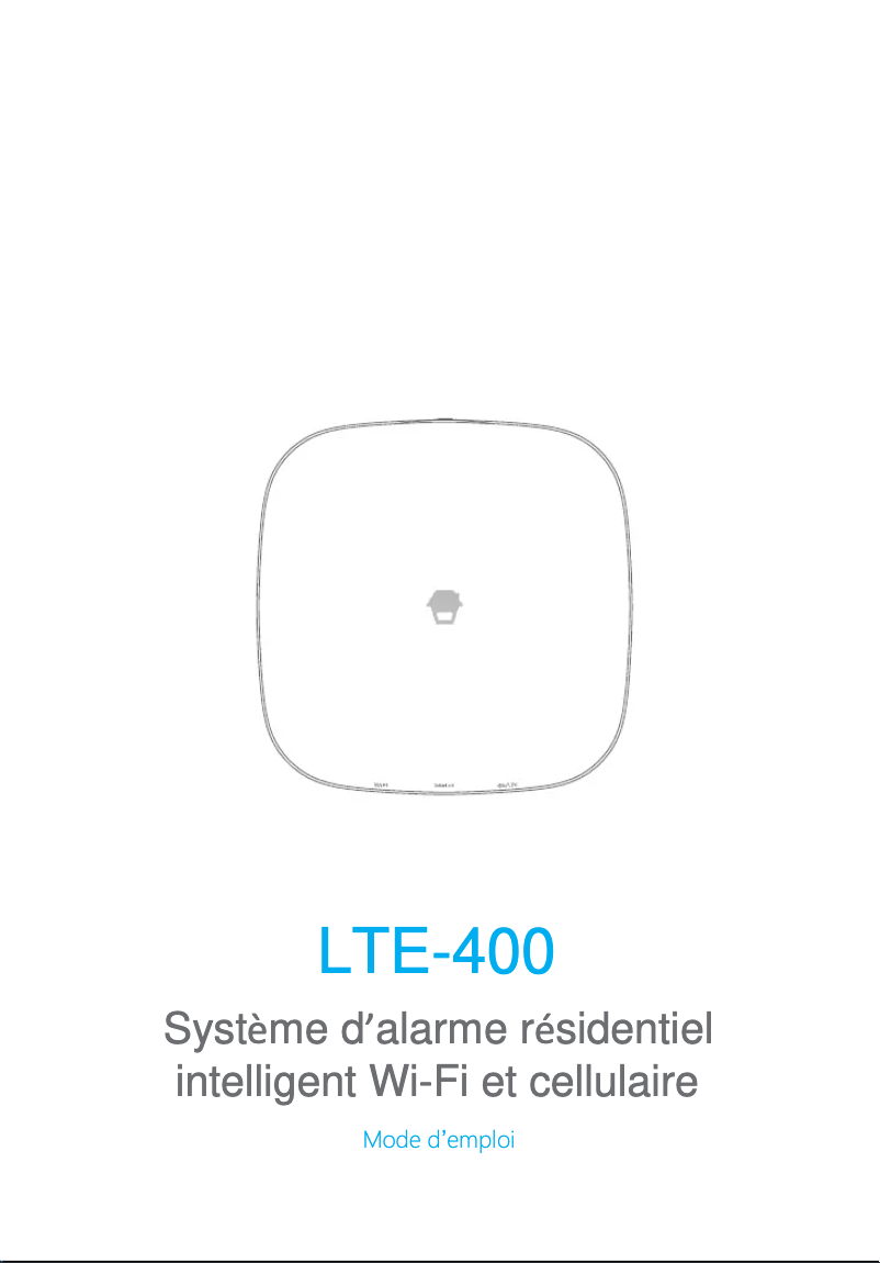 Image de la première page du manuel de l'appareil LTE-400