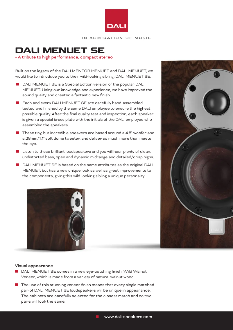 Image de la première page du manuel de l'appareil Menuet SE