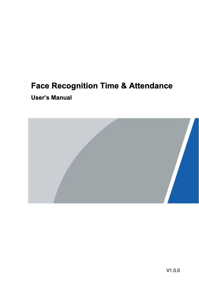 Page n°1 - Manuel utilisateur Dahua Technology ASA3213G-MW