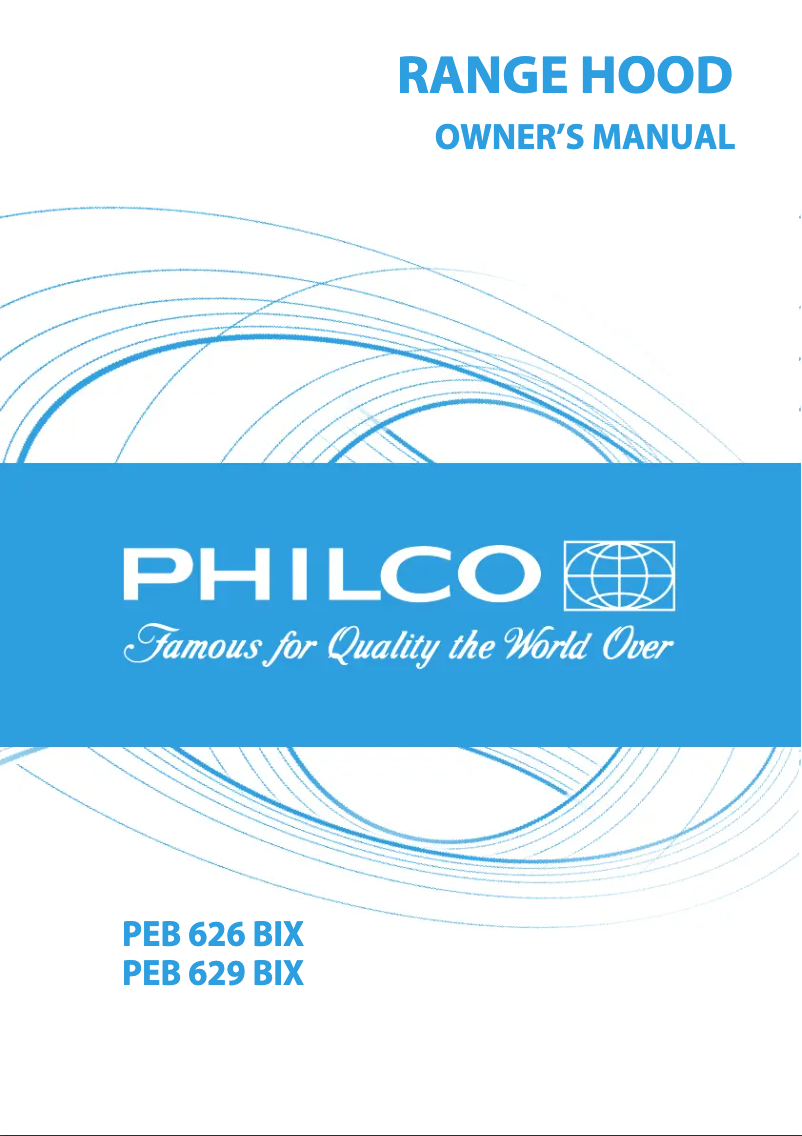 Page 1 de la notice Manuel utilisateur Philco PEB 626 BIX