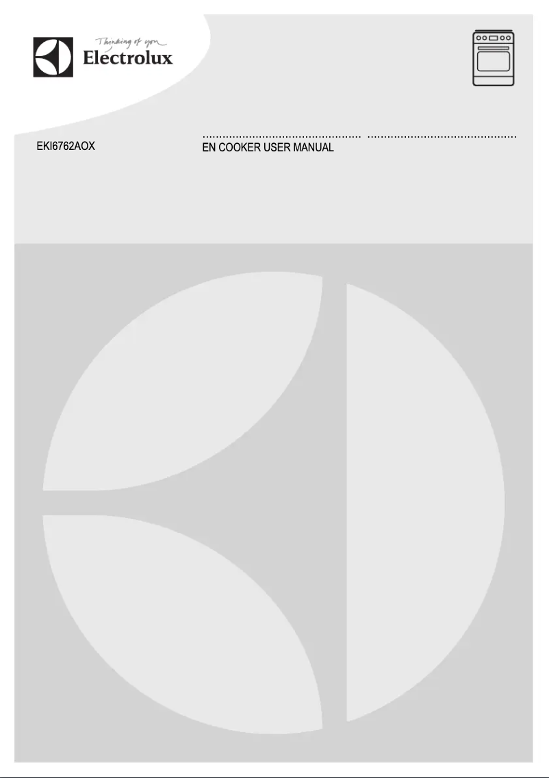Page 1 de la notice Manuel utilisateur Electrolux EKI6762AOX