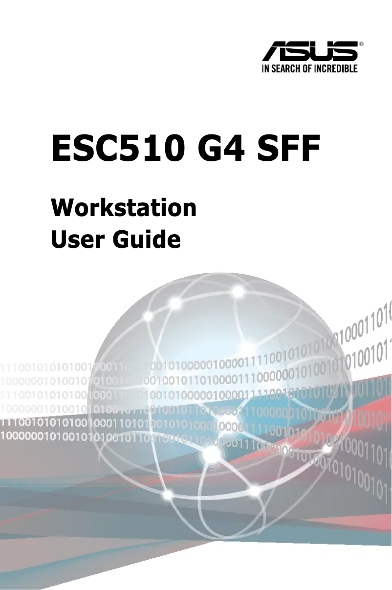 Page n°1 - Manuel utilisateur Asus ESC510 G4 SFF