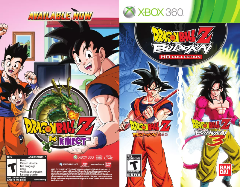 Page 1 de la notice Manuel utilisateur Microsoft Dragon Ball Z - Budokai (Xbox 360)