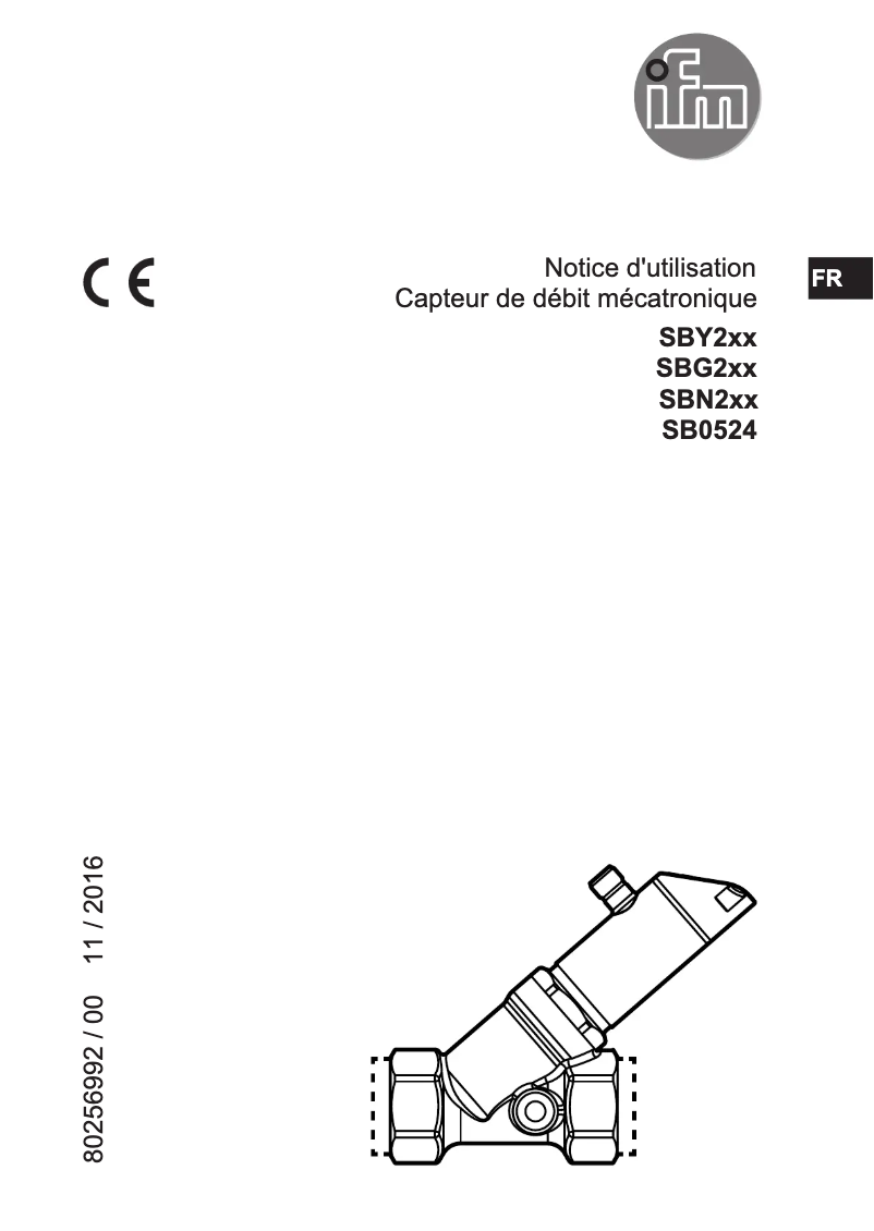 Page 1 de la notice Manuel utilisateur IFM SBG246