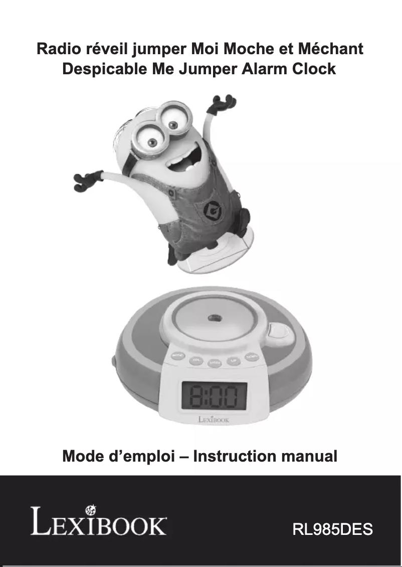 Page 1 de la notice Manuel utilisateur Lexibook RL985DES