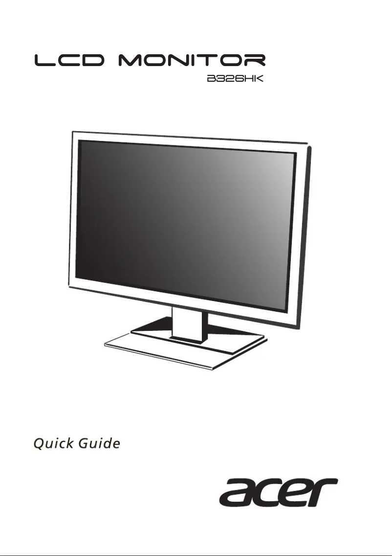 Page n°1 - Manuel utilisateur Acer B326HKB