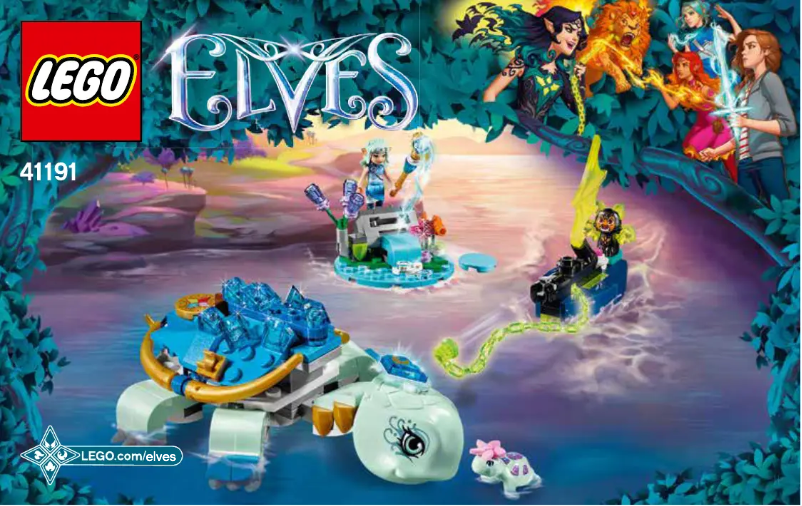 Page 1 de la notice Consignes visuelles Lego Elves 41191