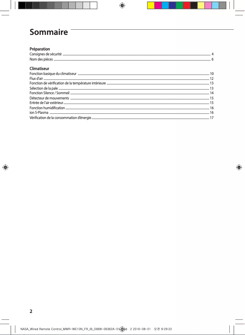 Page 1 de la notice Manuel utilisateur Samsung MWR-WE11N