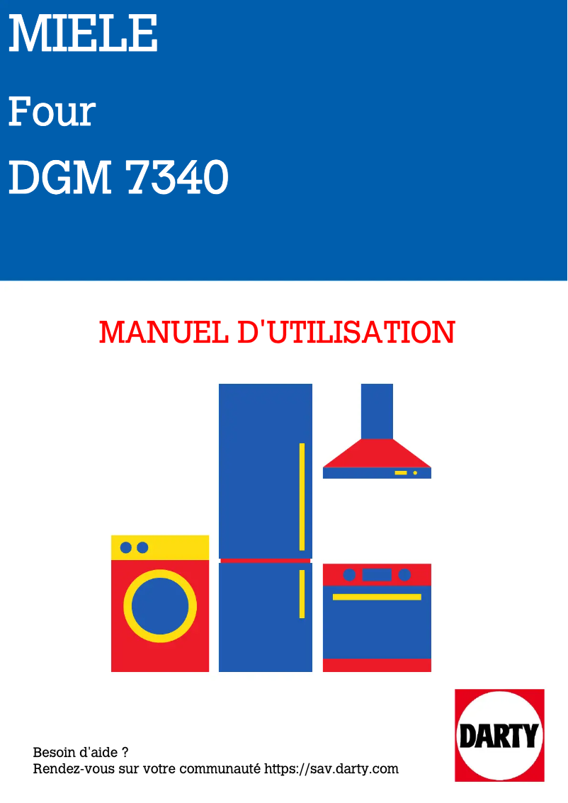 Image de la première page du manuel de l'appareil DGM 7340