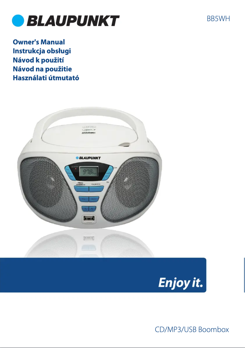 Page 1 de la notice Manuel utilisateur Blaupunkt BB5