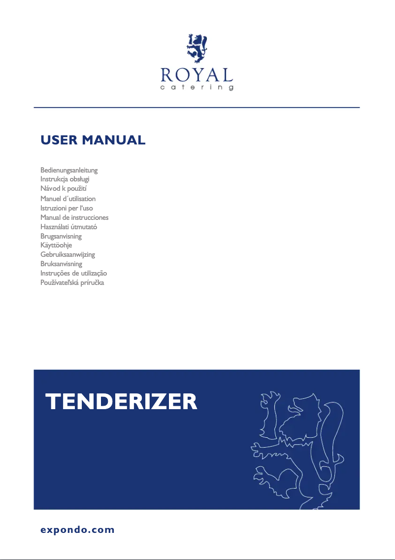 Page n°1 - Manuel utilisateur Royal Catering RCMT-355W