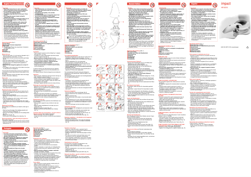 Page 1 of the manual User Manual Philips HR6016