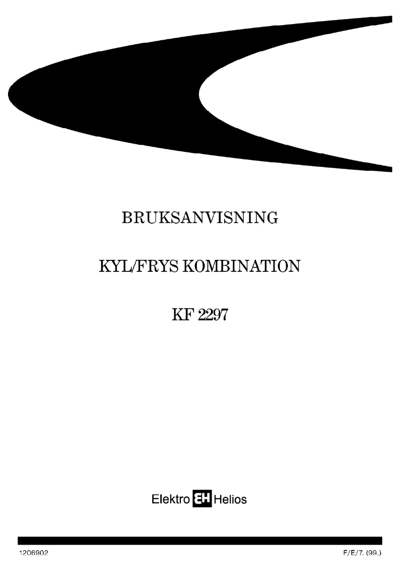 Page 1 de la notice Manuel utilisateur Elektro Helios KC1697