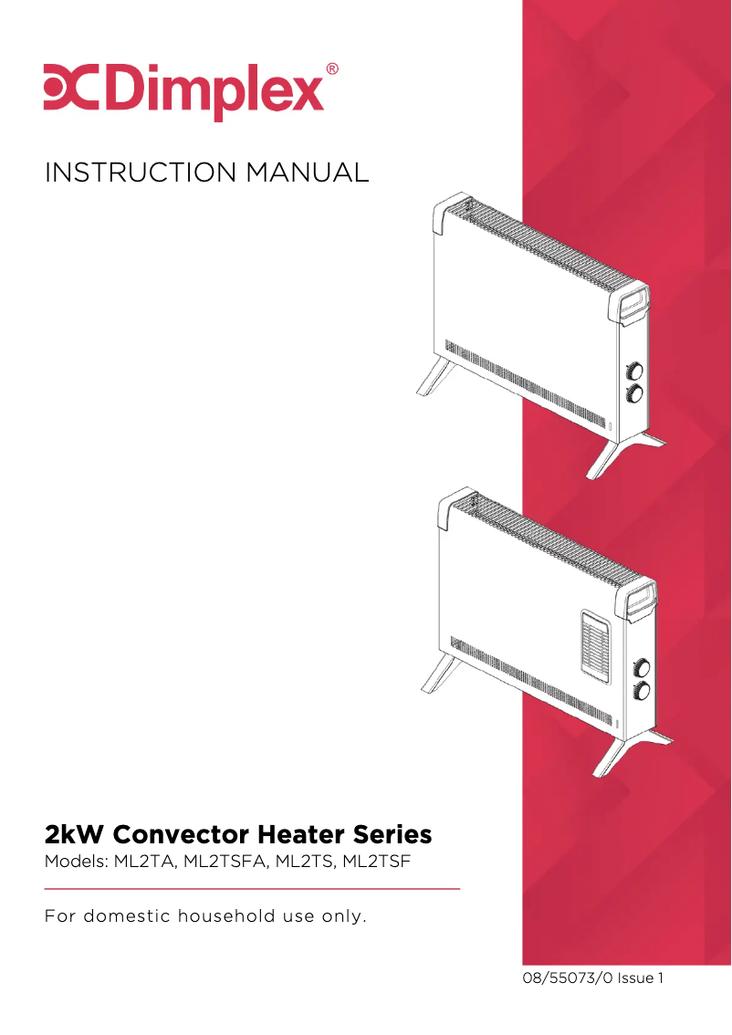 Image de la première page du manuel de l'appareil ML2TSFA