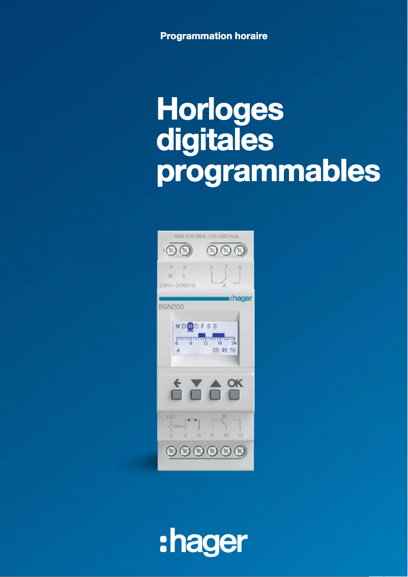 Page 1 de la notice Brochure Hager 30111