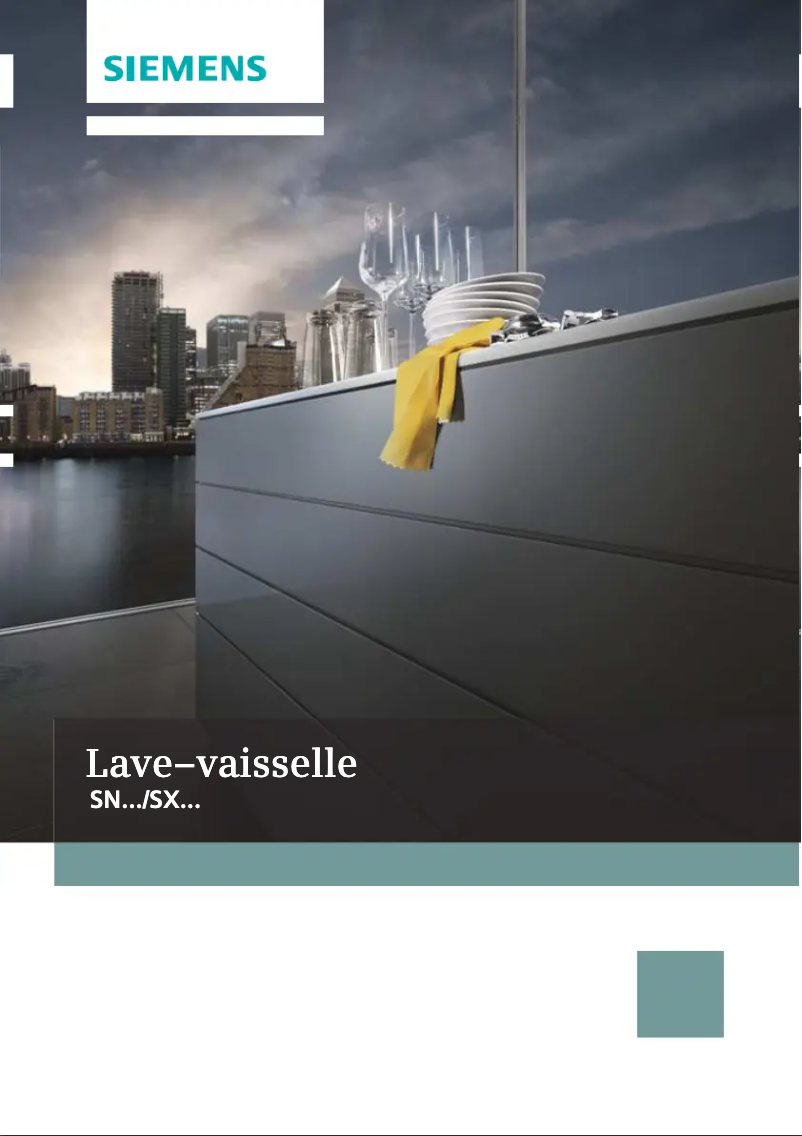 Page n°1 - Manuel utilisateur Siemens SN55D572EU
