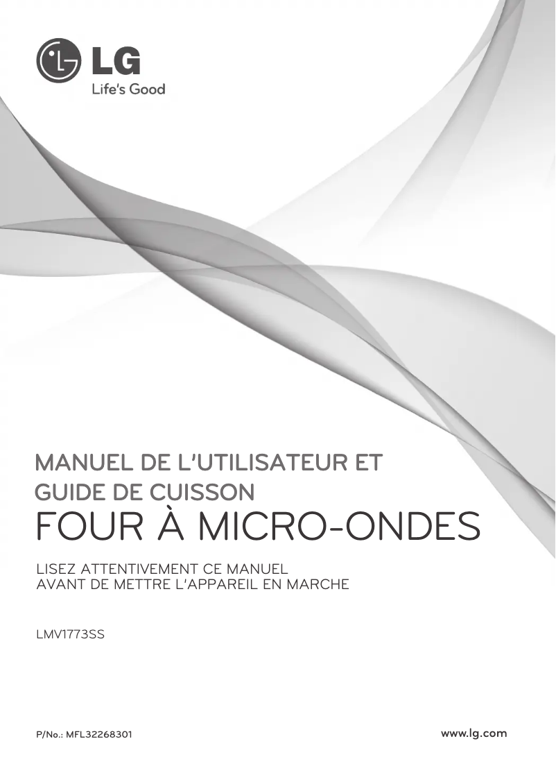 Page 1 de la notice Manuel utilisateur LG MQ-1745ATL