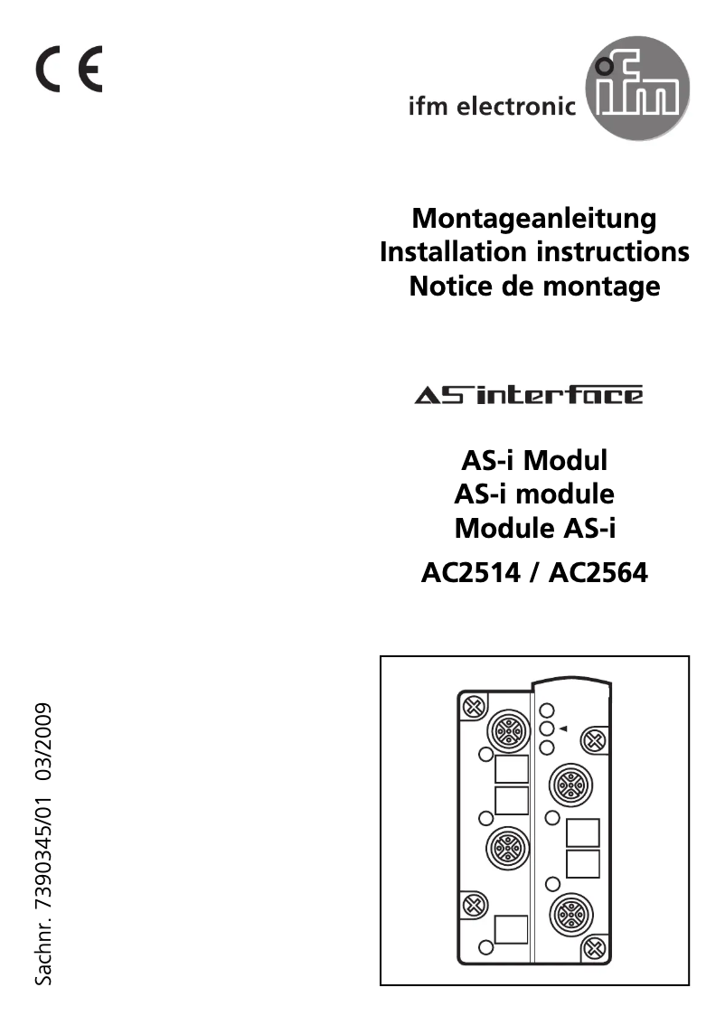 Image de la première page du manuel de l'appareil AC2514