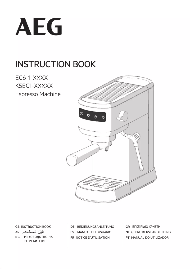 Page 1 de la notice Manuel utilisateur AEG EC6-1-6BST
